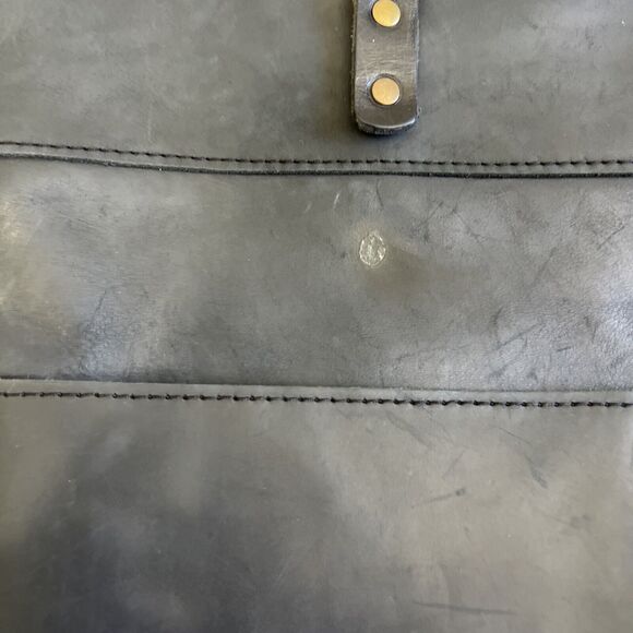 Kruk Garage Black Leather Backpack Bag Beautiful main image 4